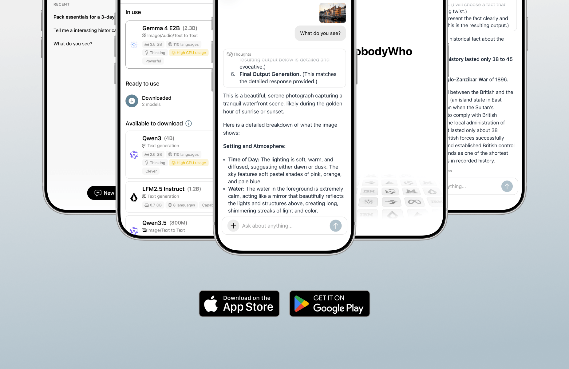 NobodyWho Chat app download